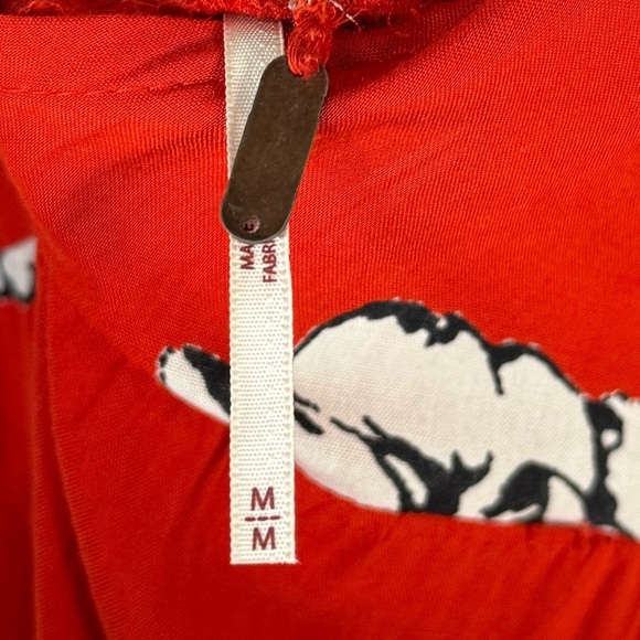 FREE PEOPLE Rita Tiered Flowy Boho Floral Cottagecore Open Back Midi Dress - Picture 9 of 10